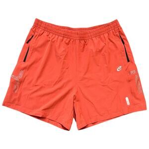 NWT Cosmolle Active Performance Shorts Coral Red Quick Dry Pocket Reflective XXL